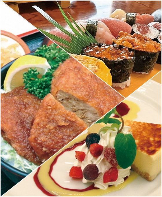 お食事はこちらの写真