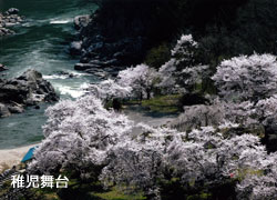稚児舞台の写真