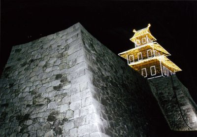 優秀賞「秋の夜の一夜城」の写真